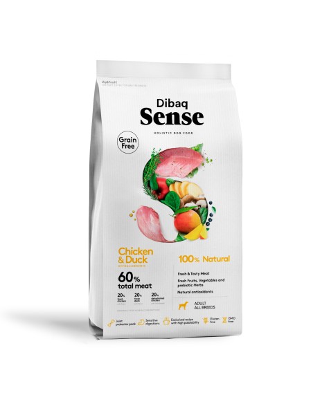 Pienso a domicilio 3 dibaq sense grain free pollo y pato