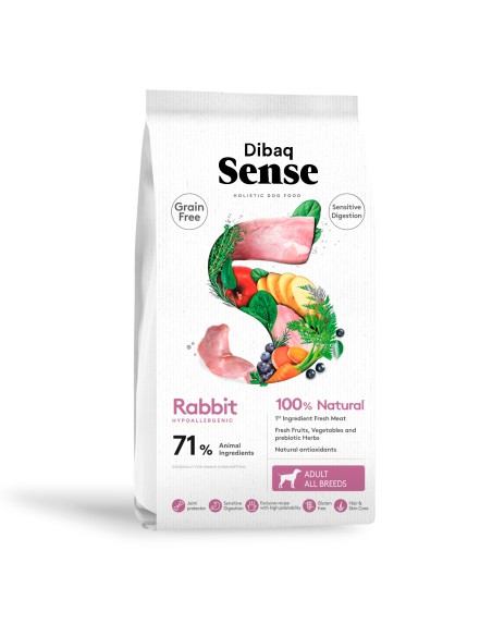 Pienso a domicilio 5 dibaq sensitive conejo